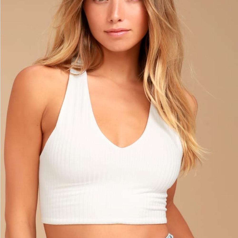 Lulus Party Vibes Crop Top XS